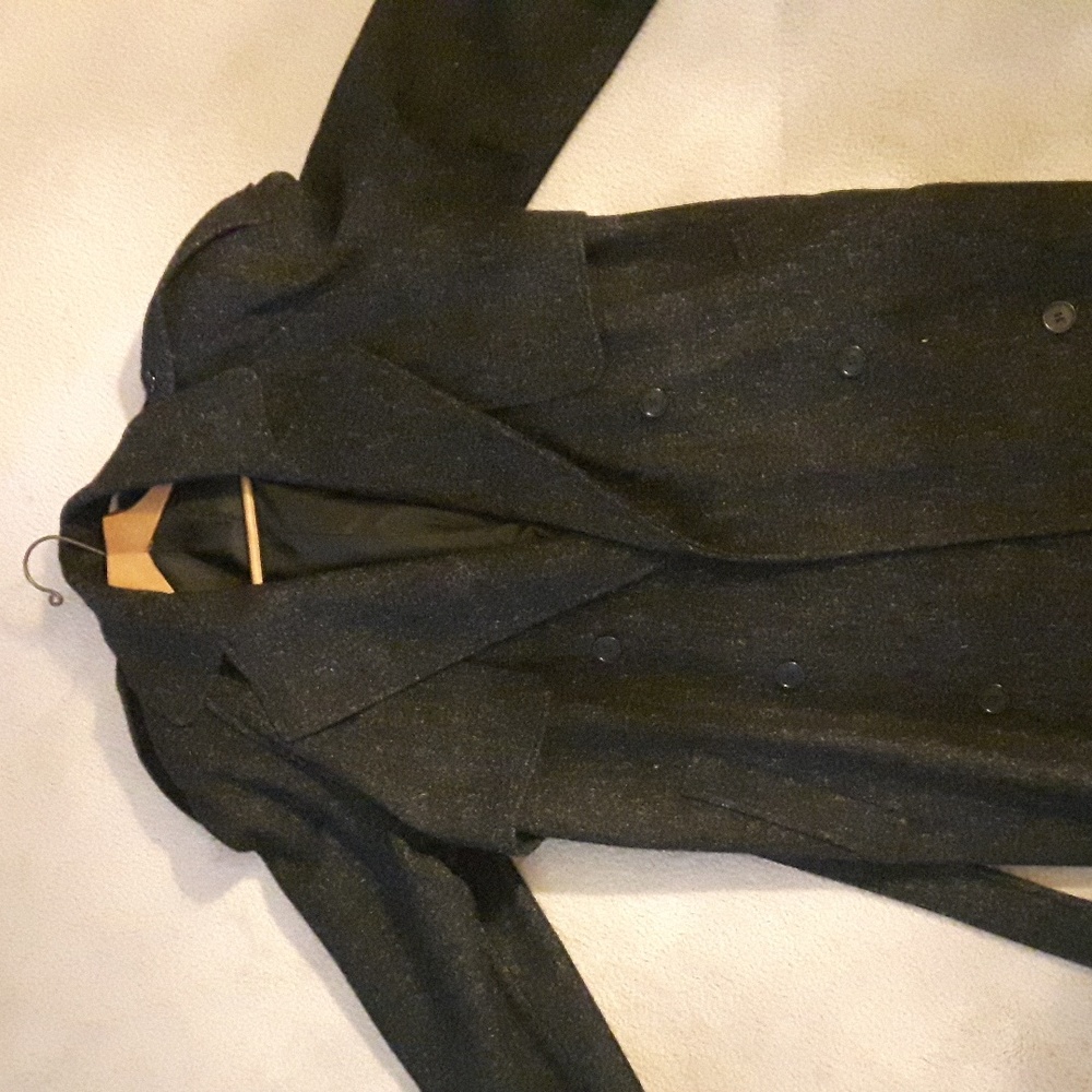 designer winter full length coat from real wool made in canada